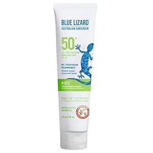 BLUE LIZARD Kids Sunscreen Lotion SPF 50+ 5oz Tube, cream | Amazon (US)