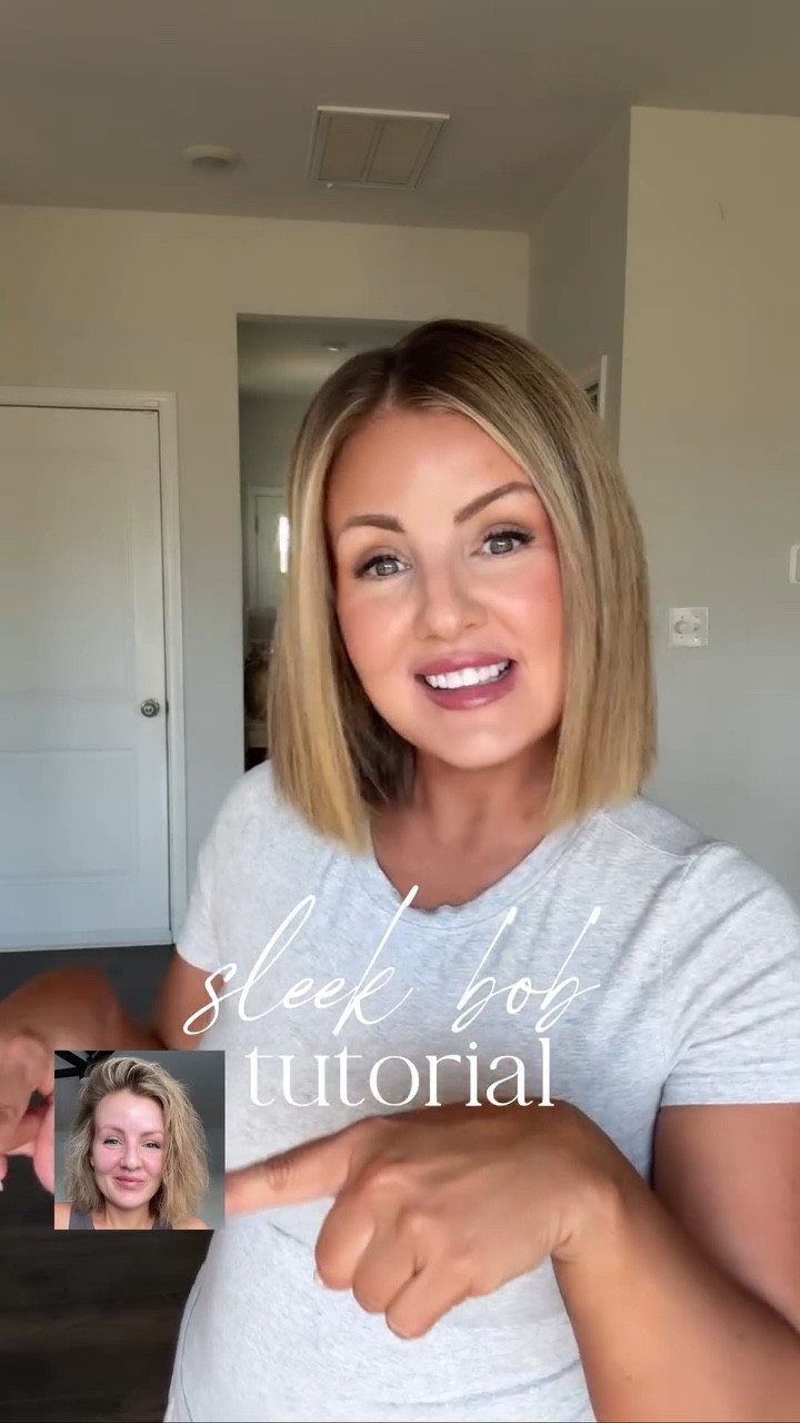 Sleek bob tutorial & all the products I used to achieve it!

#LTKgrwm #LTKdayinmylife #LTKmomlife