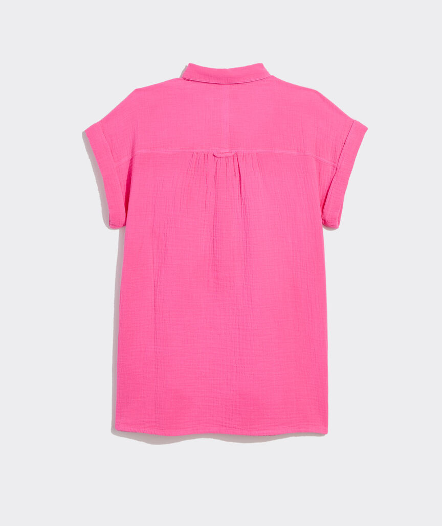 Margo Gauze Top | vineyard vines