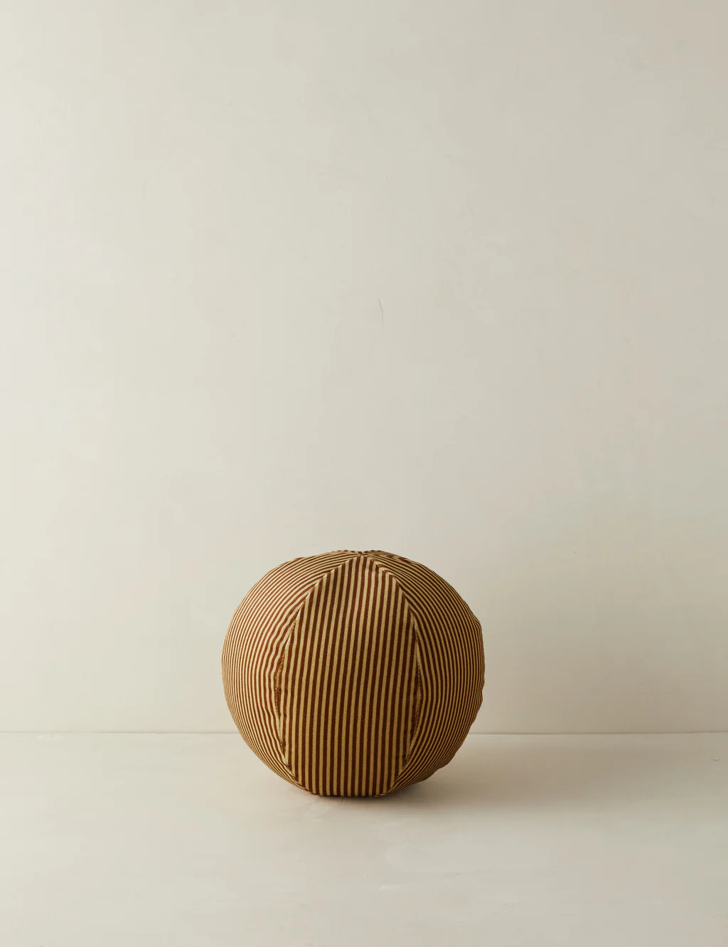 Striped Velvet Ball Pillow | Lulu and Georgia 