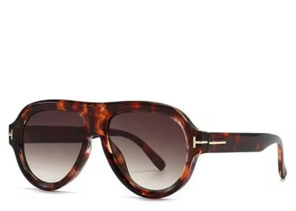 Cali Brown Ombré Oversized Sunglasses | Jewel Boutique
