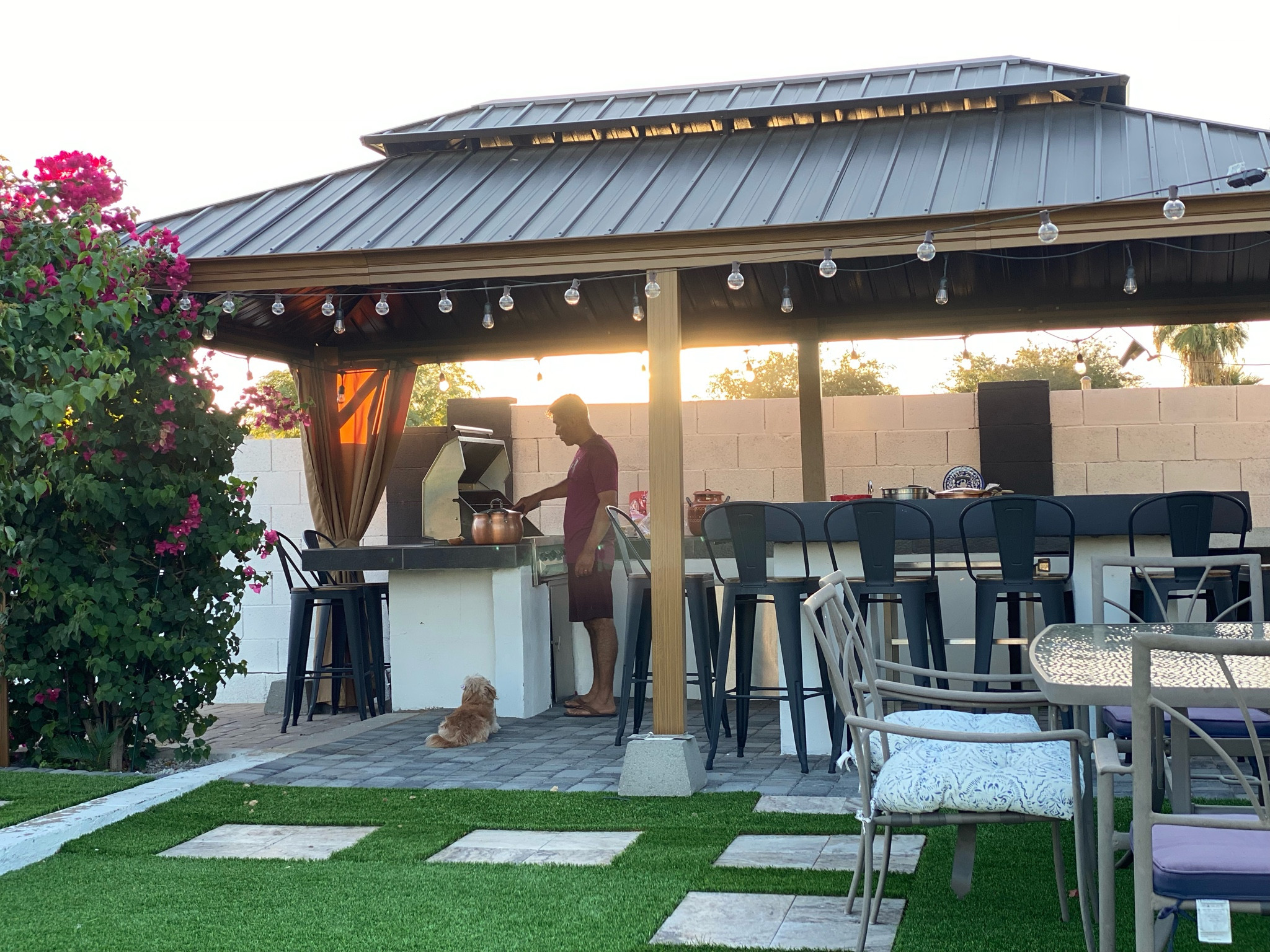 ✨Dale vida a tu patio y has de el un área funcional con este hermoso Gazebo. 
✨Give some life to your patio and make of it a functional area with this beautiful Gazebo.
#LTKtheHomeDepot #LTKpatio 

#LTKhome