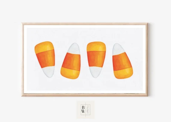 Samsung Frame TV Art  Halloween Art  Candy Corn  Samsung TV - Etsy | Etsy (US)