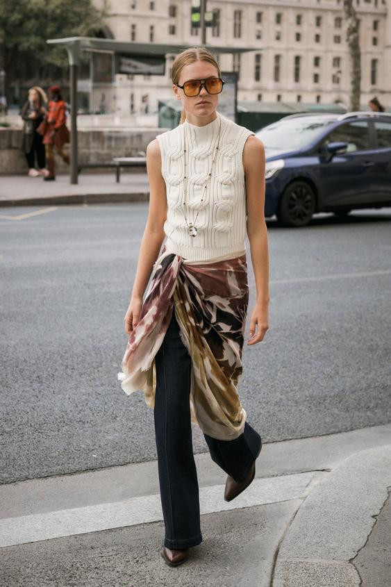 CABLE KNIT VEST | Zara US