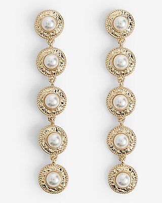 Pearl Baroque Drop Earrings | Express