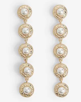 Pearl Baroque Drop Earrings | Express