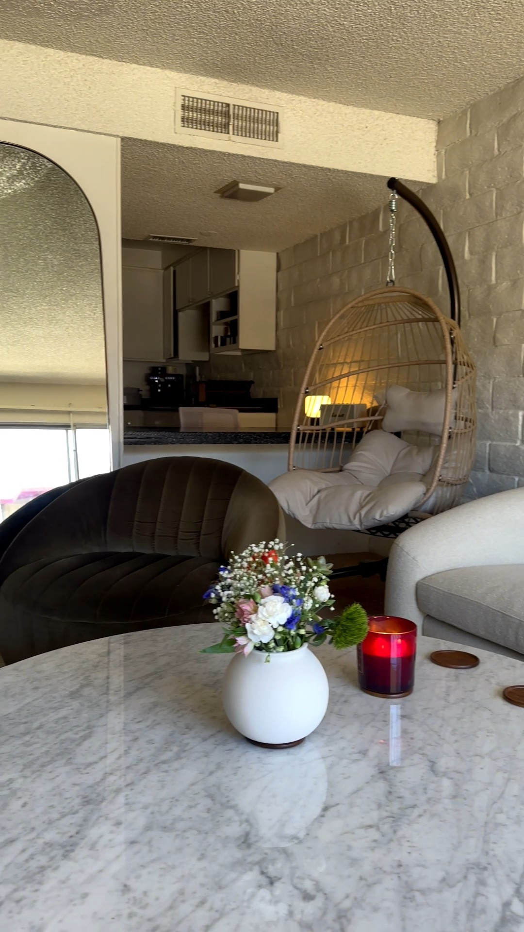 A cozy home with a hammock and swing egg chair! #comfort #cozy #hyggehome

#LTKdayinmylife #LTKHome #LTKselfcare