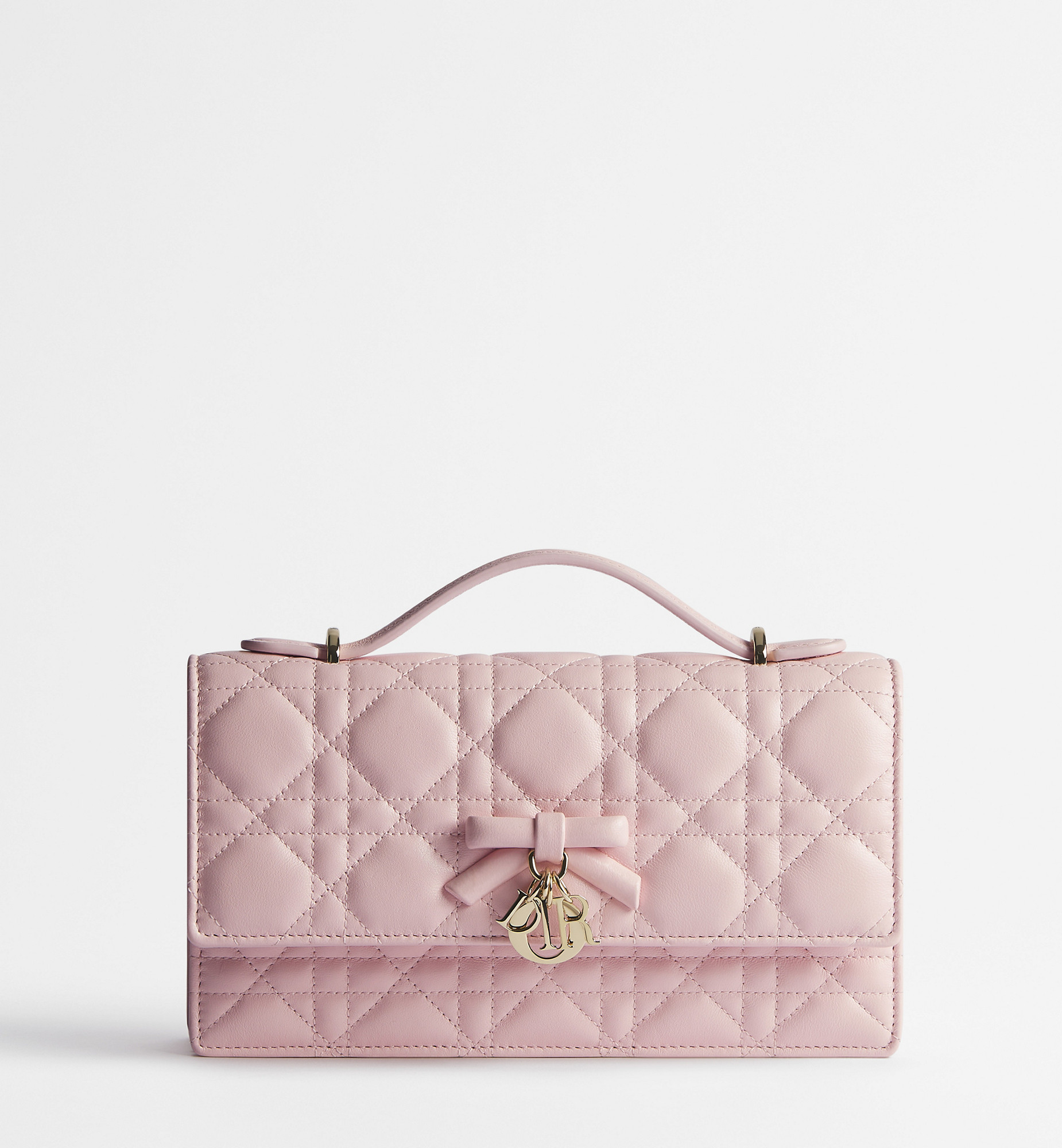 My Dior Mini Bag Rose Soupir Cannage Lambskin | DIOR | Christian Dior Parfums UK