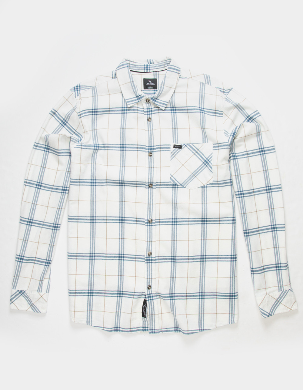 RIP CURL Checked In Mens Flannel - BONE | Tillys | Tillys