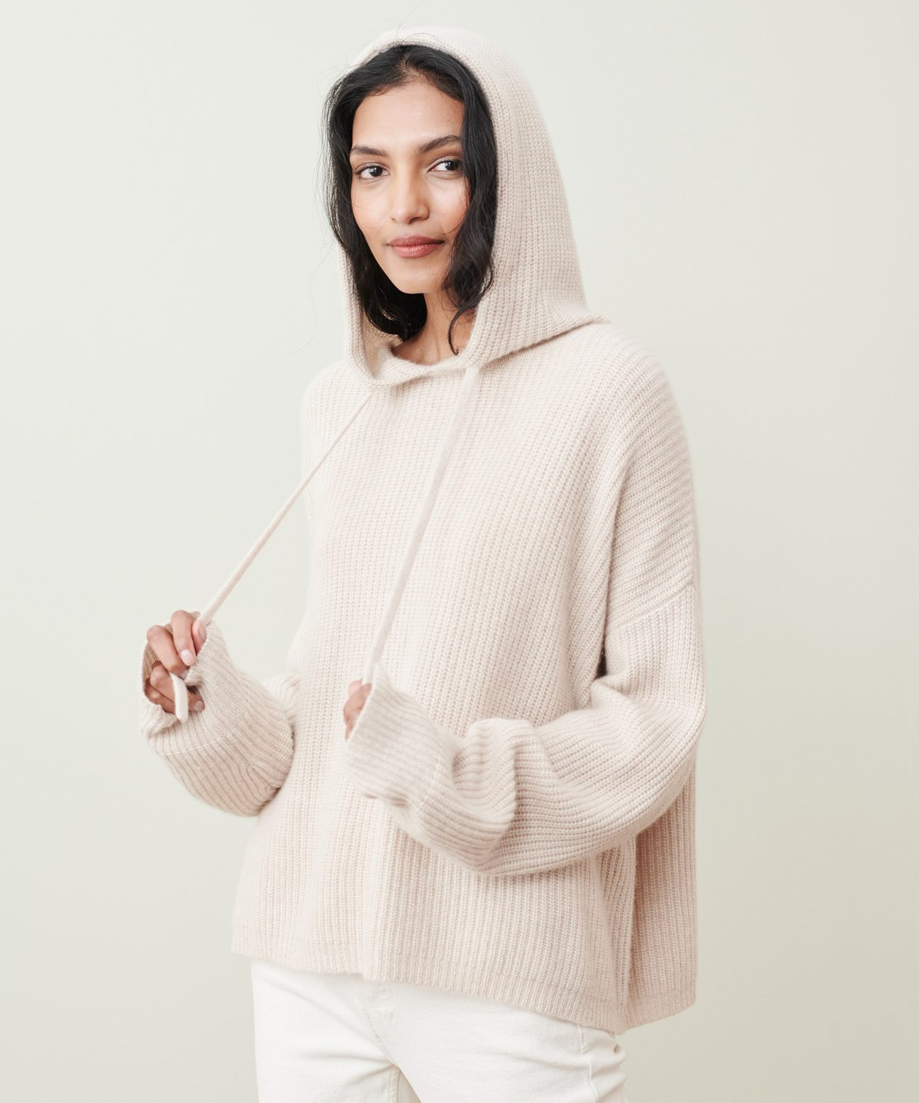 Cashmere Fisherman Hoodie | Jenni Kayne