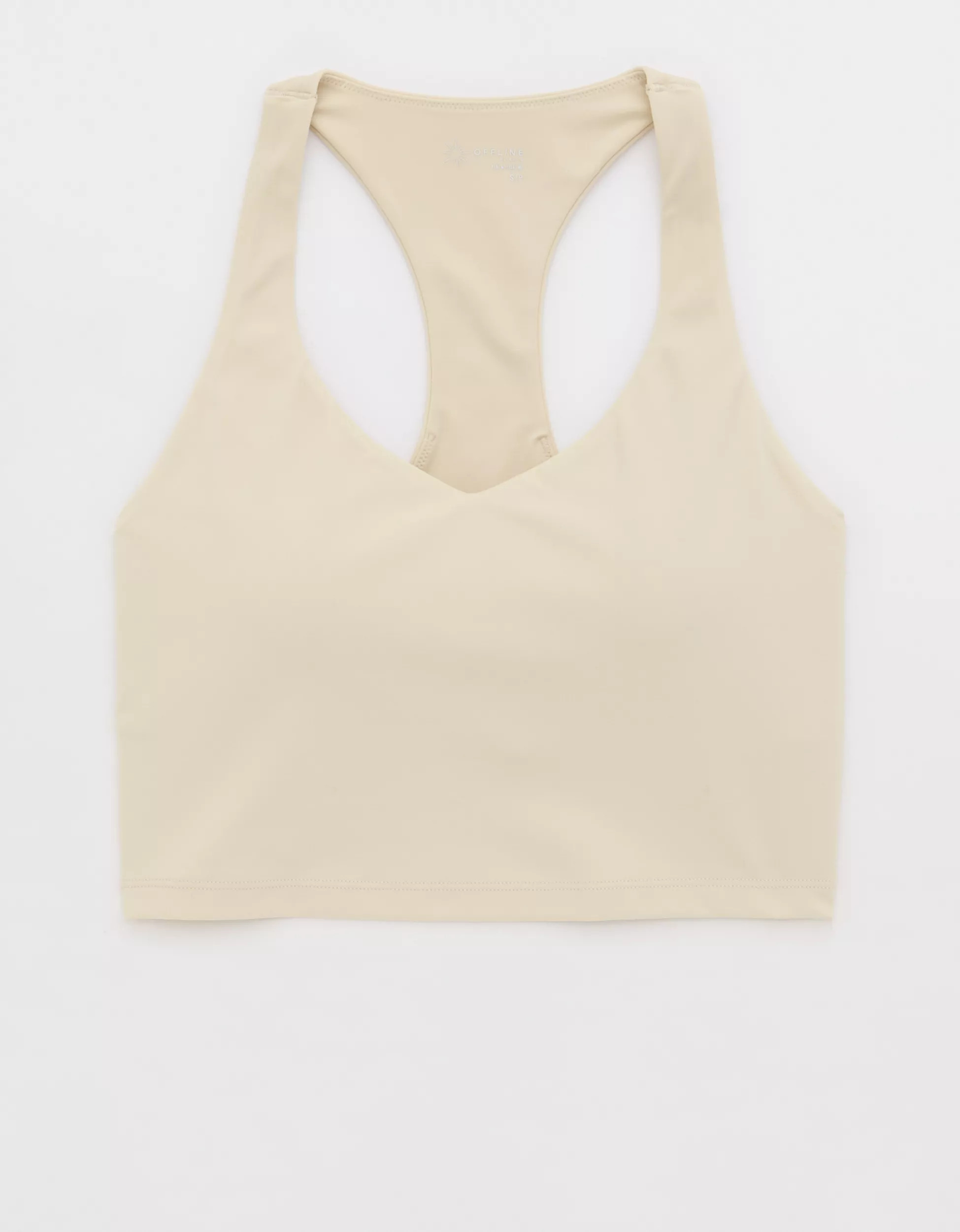 OFFLINE By Aerie Real Me Low Key Racerback Sports Bra | Aerie