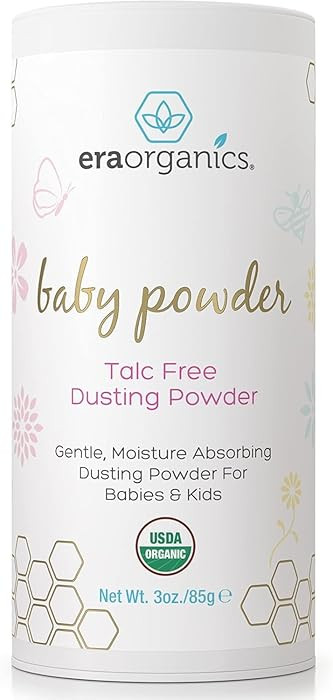 Era Organics Talc-Free Organic Baby Powder - USDA Organic Dusting Powder with Arrowroot, Calendul... | Amazon (US)