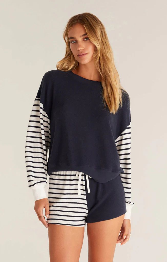 Color Block Stripe Long Sleeve Top | Z Supply