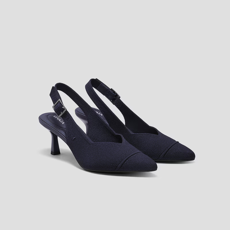 Pointed-Toe Slingback Sandals (Addison) | VIVAIA