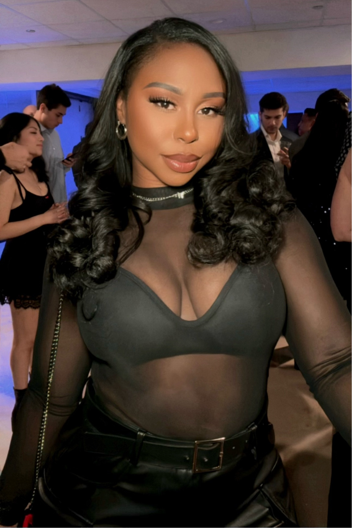 So obsessed with this mesh jumpsuit from Amazon! It’s super sexy and stretchy. I wore it with a leather skirt and cropped jacket set. Highly recommend for a night out 🖤🖤🖤 

5’3 | 160 lbs | Size Medium

#LTKstyletip #LTKparties #LTKfindsunder50