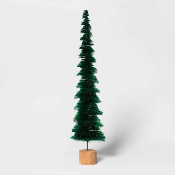 23" x 5.5" Bottle Brush Tree Green - Threshold™ | Target
