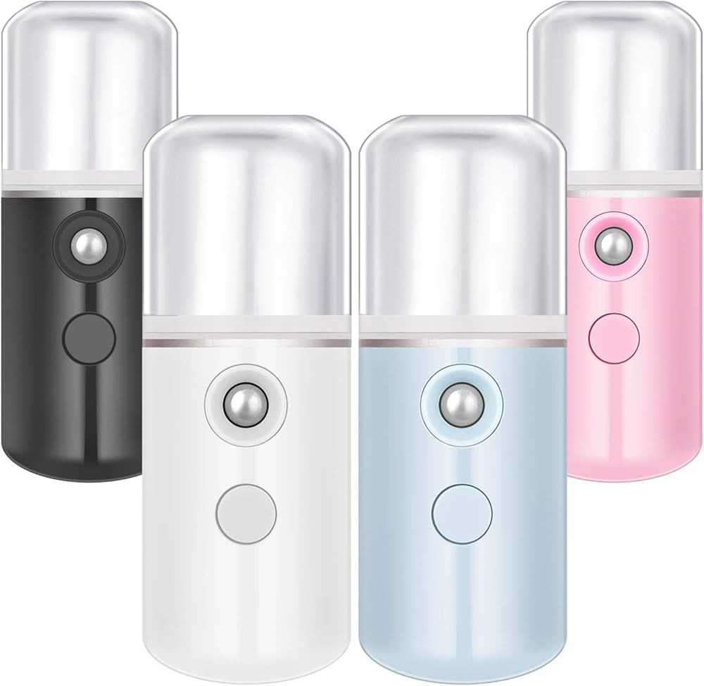 Mudder 4 Pcs Nano Facial Mister Handy Nano Mist Sprayer 30ml Visual Water Tank Portable Face Stea... | Amazon (US)