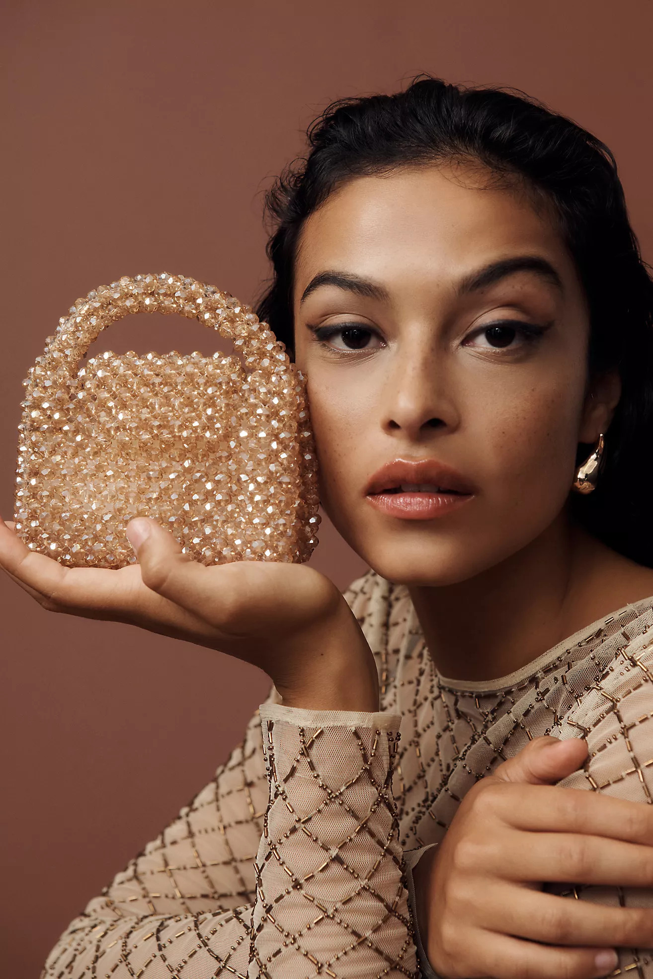 Mini Beaded Hand Bag | Anthropologie (US)