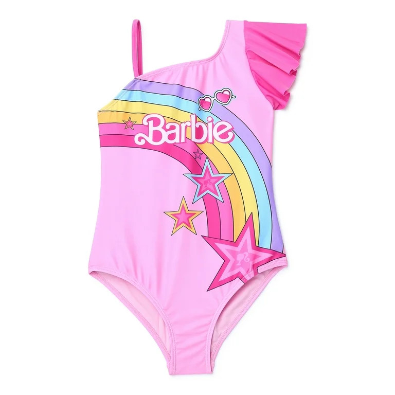 Barbie Swimsuit, One Piece, Sizes 4/5 - 7/8 | Walmart (US)