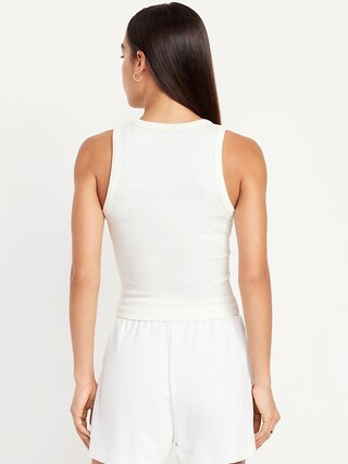 Exhale Seamless Fitted Rib Tank | Old Navy (US)