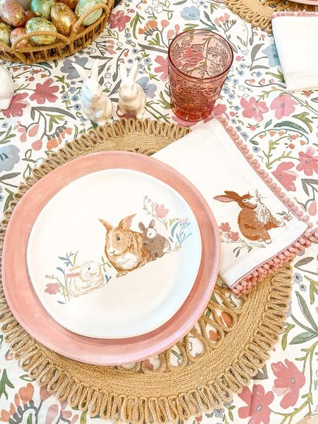 Easy and affordable Easter Spring Tablescape all from Target and under $25!! 💞 

#LTKunder50 #LTKhome