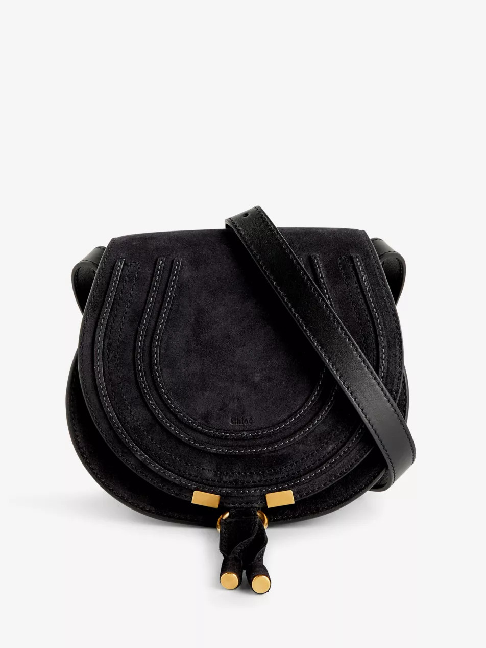 Marcie small suede cross-body bag | Selfridges