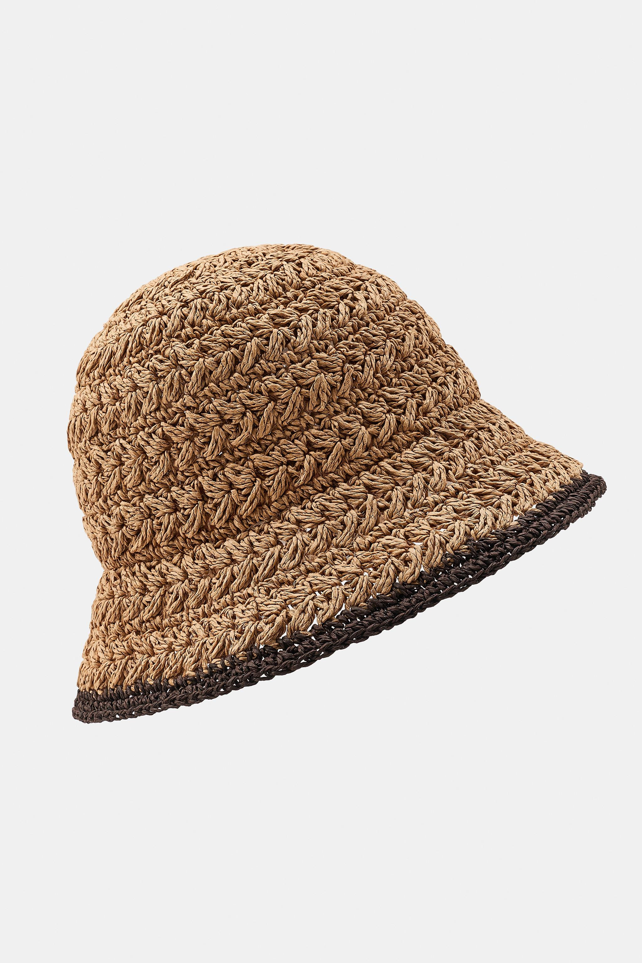 CONTRAST WOVEN HAT | Zara Canada