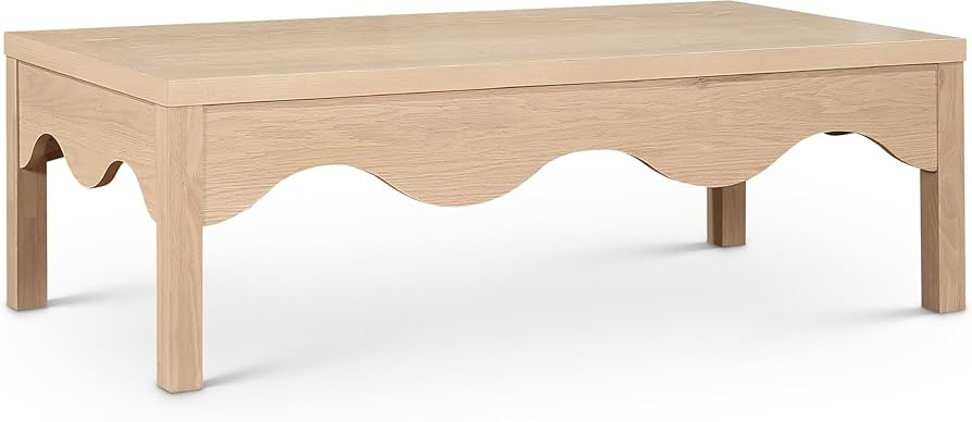 Meridian Furniture 99041Natural-CT Fiora Collection Modern | Contemporary Coffee Table with Rich ... | Amazon (US)