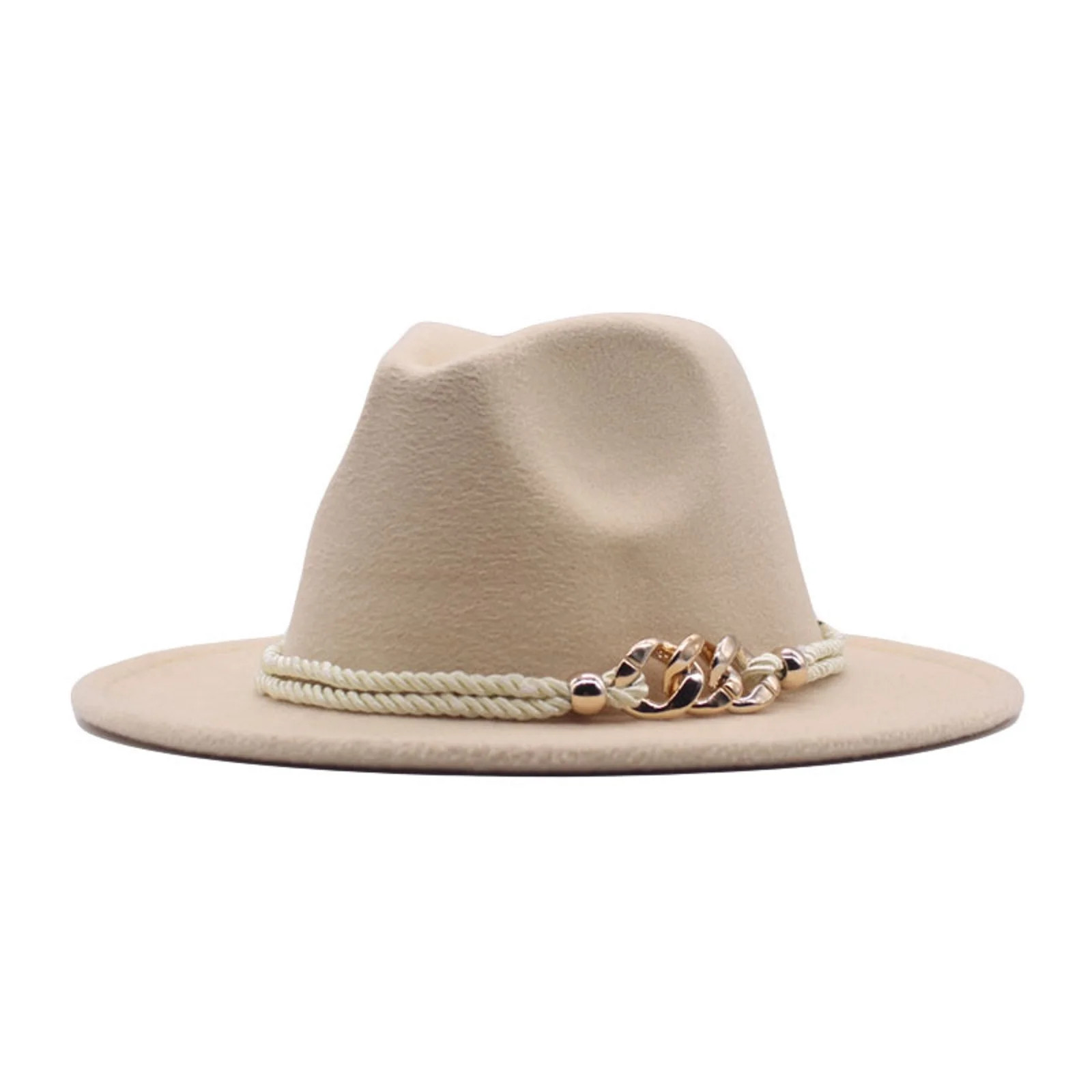 MITCOWBOY Felt Hats for Women Hat Fedora Classic Wide Belt Floppy Wool Womens Hat Panama Buckle C... | Walmart (US)