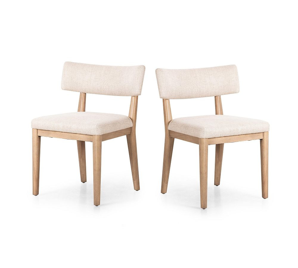 Pardy Upholstered Dining Chairs - Set of 2 | Pottery Barn (US)