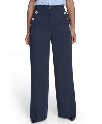 Women's High Rise Solid Sailor Pants | Macy's