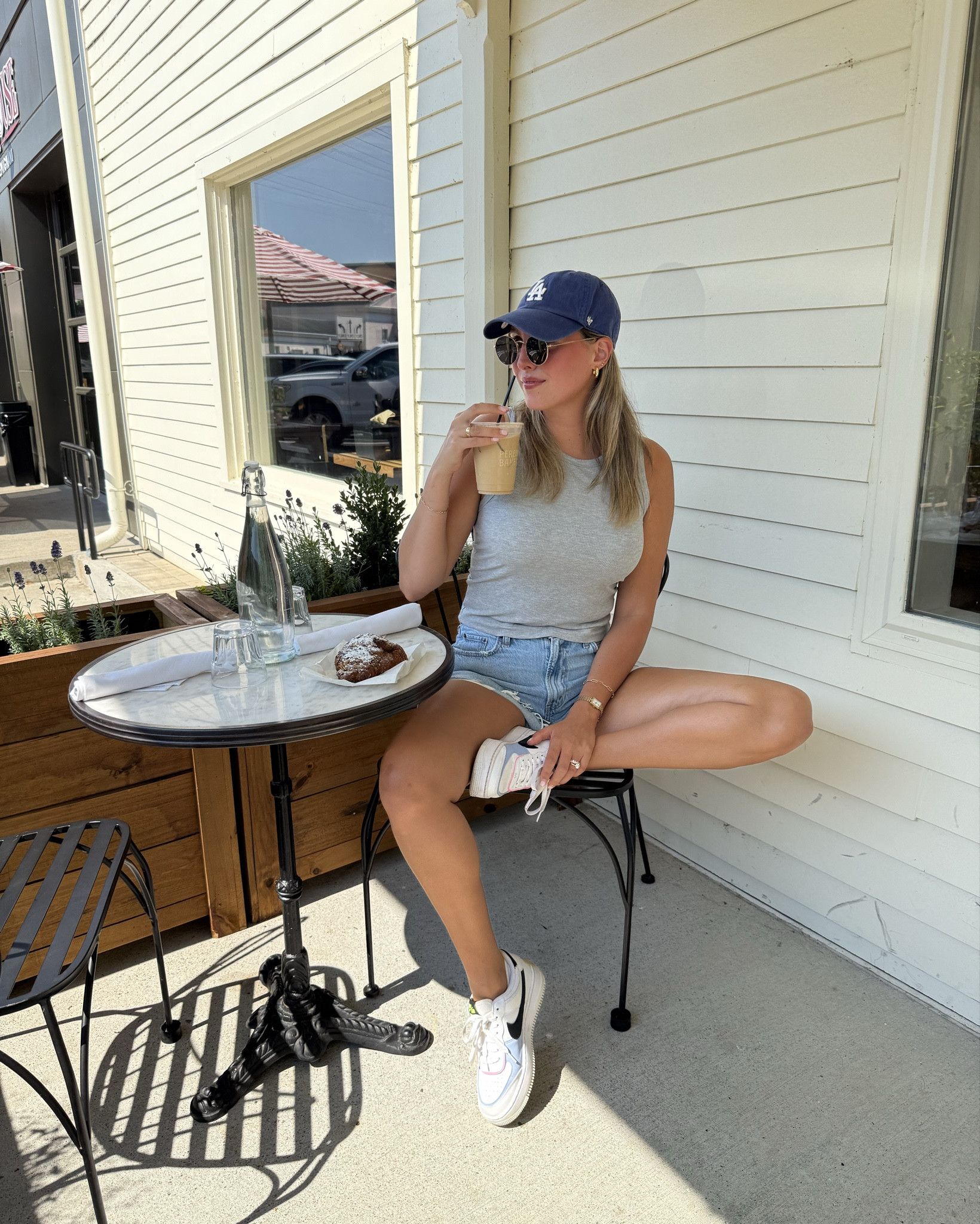 The perfect weekend fit for a coffee run! Wearing a 27 in the shorts and an M in the tanks! 

#LTKSeasonal