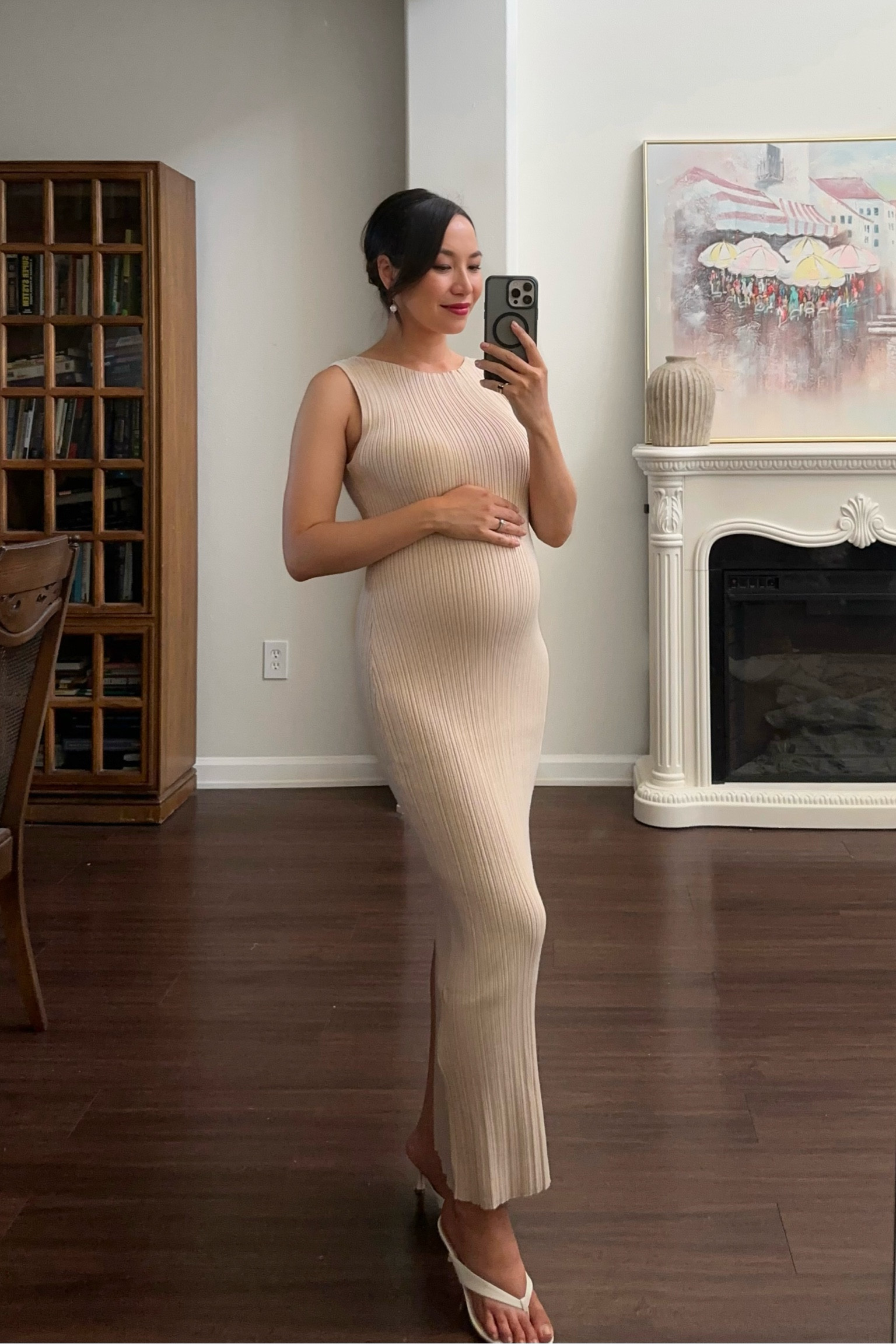pavia knit dress Heart Aran Knit Dress main image 1