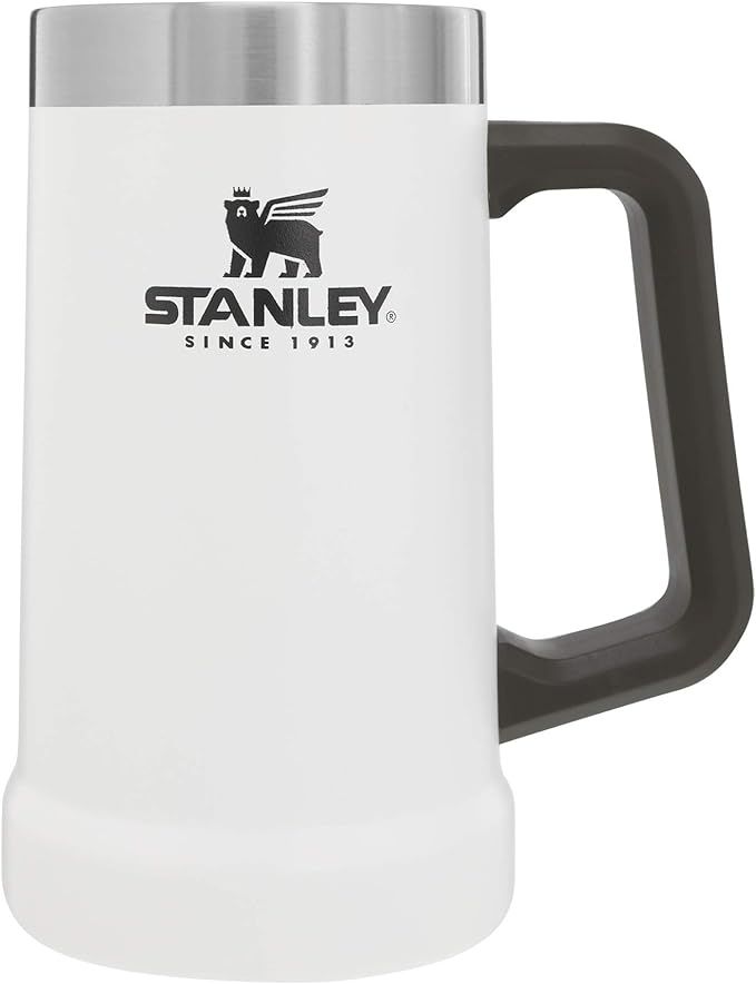 Stanley Adventure Big Grip Beer Stein, 24oz Stainless Steel Beer Mug, Double Wall Vacuum Insulati... | Amazon (US)