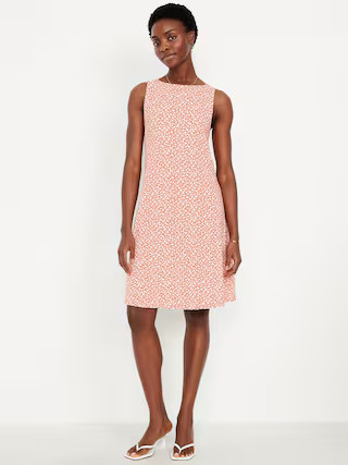 Sleeveless Mini Swing Dress | Old Navy (US)