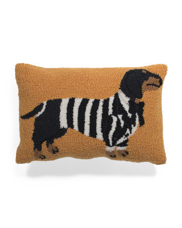 12x18 Dachshund Halloween Suit Costume Hook Pillow | TJ Maxx