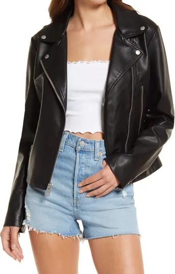 Faux Leather Moto Jacket | Nordstrom