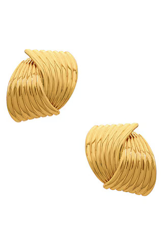 AUREUM Vienna Earrings in Gold  | FWRD | FWRD 