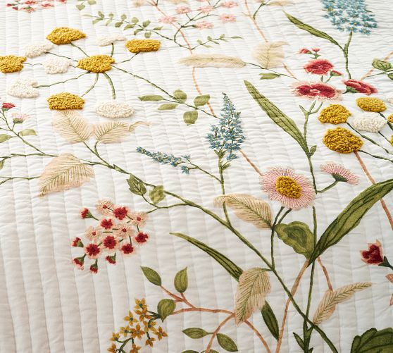 Spring Floral Bouquet Quilt | Pottery Barn (US)