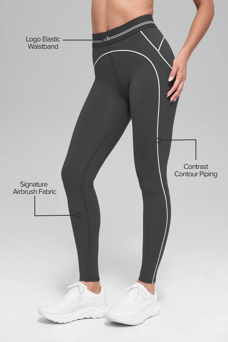 Airbrush High-Waist Heart Throb Legging | Alo Yoga (US)