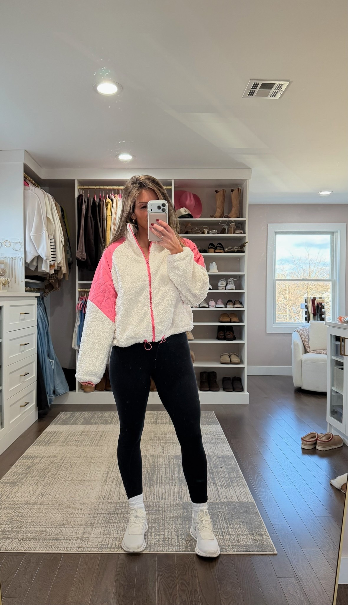 This aerie Sherpa jacket is so cute and I love the color blocking 

#LTKSeasonal #LTKootd #LTKFindsUnder50