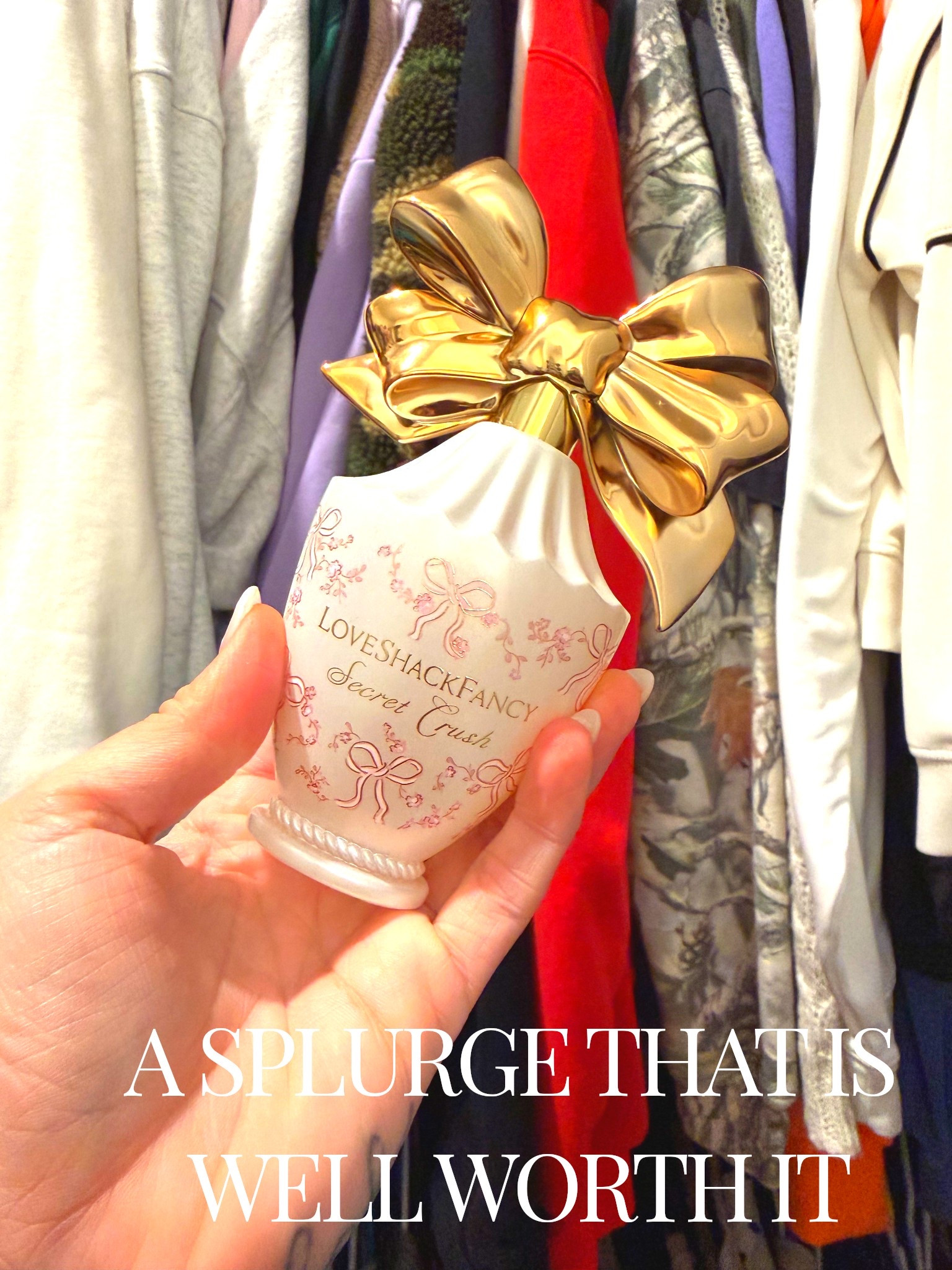 Valentines is coming up. Let me share a splurge that’s well worth it. I can’t get over how yummy it smells. Champagne, vanilla…. 😍. I’m usually a manly scent kind of girly but, this has me and my daughter in a choke hold.

#LTKValentine #LTKmomlife #LTKBeauty