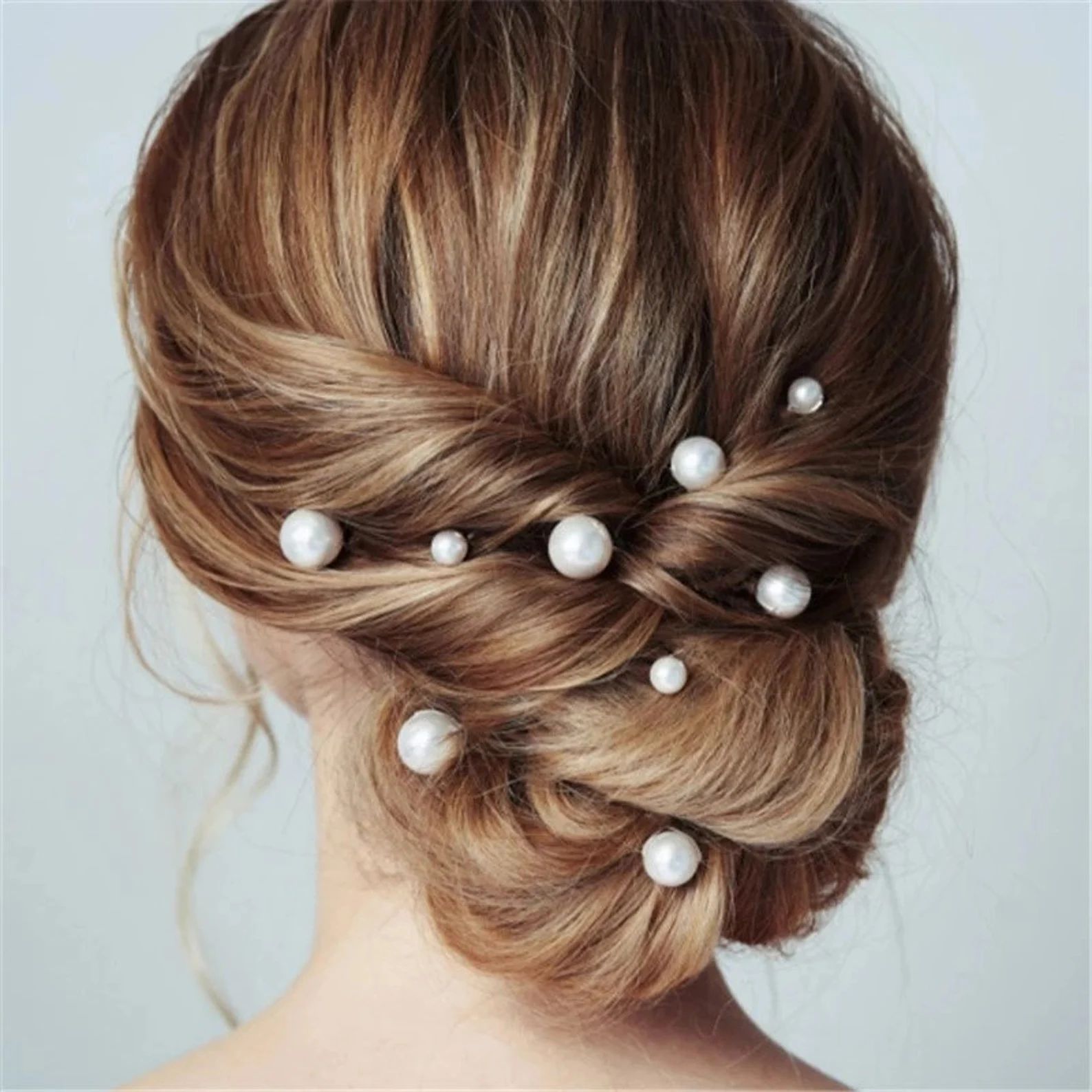 Ava Pearl Wedding Hair Pins Wedding Pins Pearls Hair Pins White Pearl Wedding Accessories Bridal ... | Etsy (US)