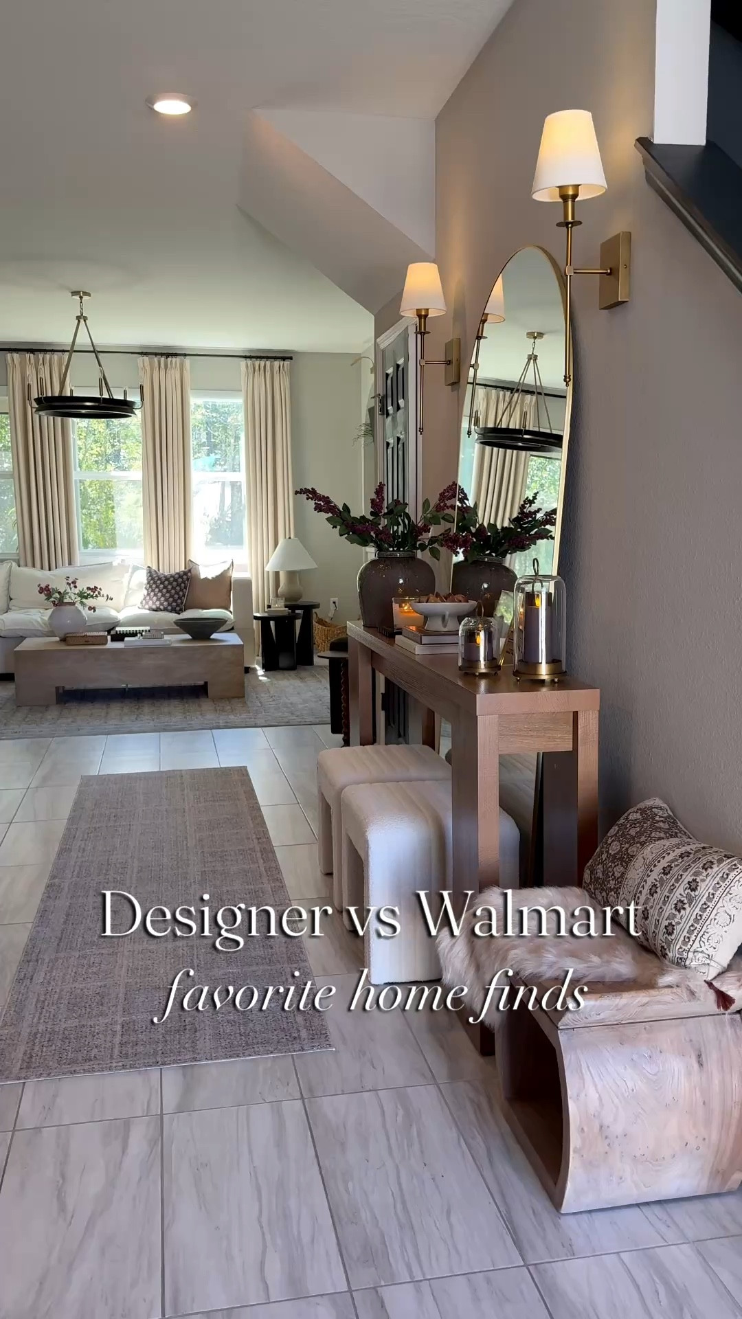 Designer vs Walmart- a few of my top picks are all back in stock! 🔥🔥 

Walmart home finds, designer inspired home finds, living room, bedroom, entryway 

#LTKSeasonal #LTKHome