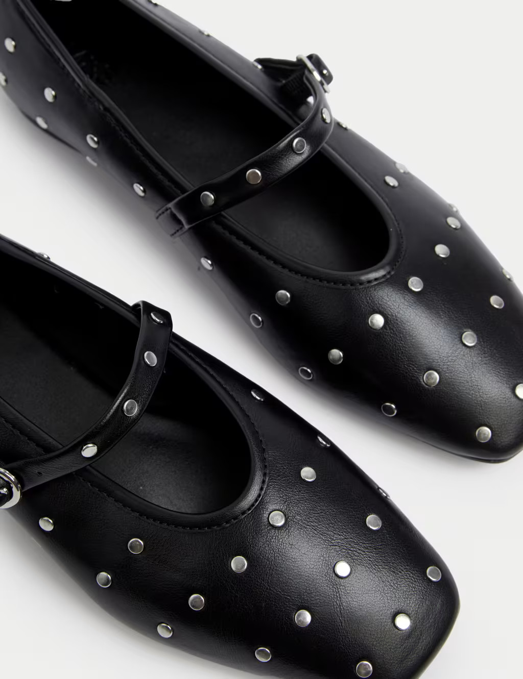 Studded Buckle Flat Ballet Pumps | Marks & Spencer (UK)