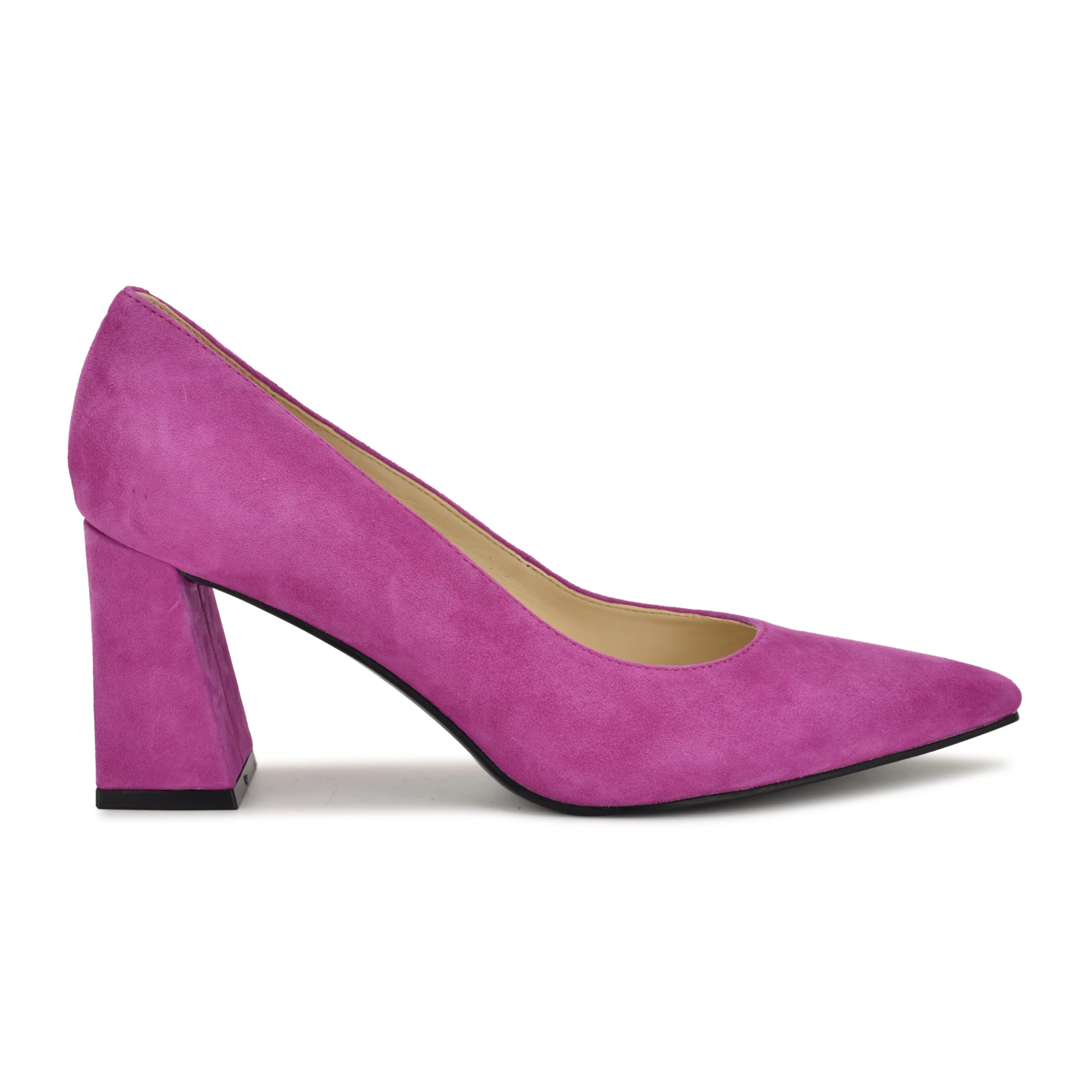 Monda Leather Block Heel Pumps | Nine West (US)