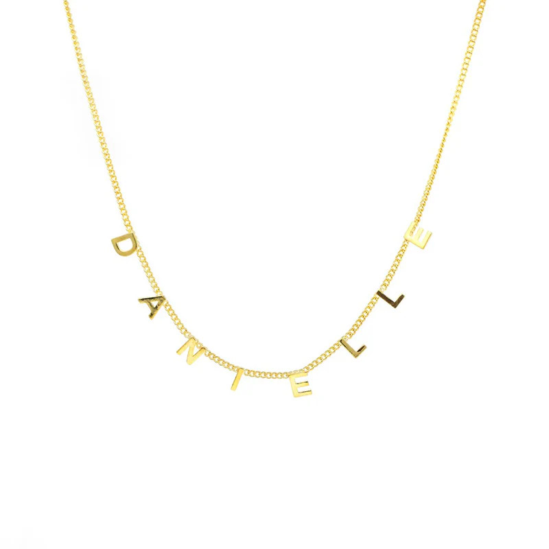 Custom Curb Name Necklace | The Sis Kiss