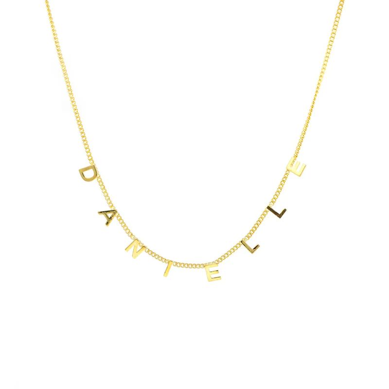 Custom Curb Name Necklace | The Sis Kiss