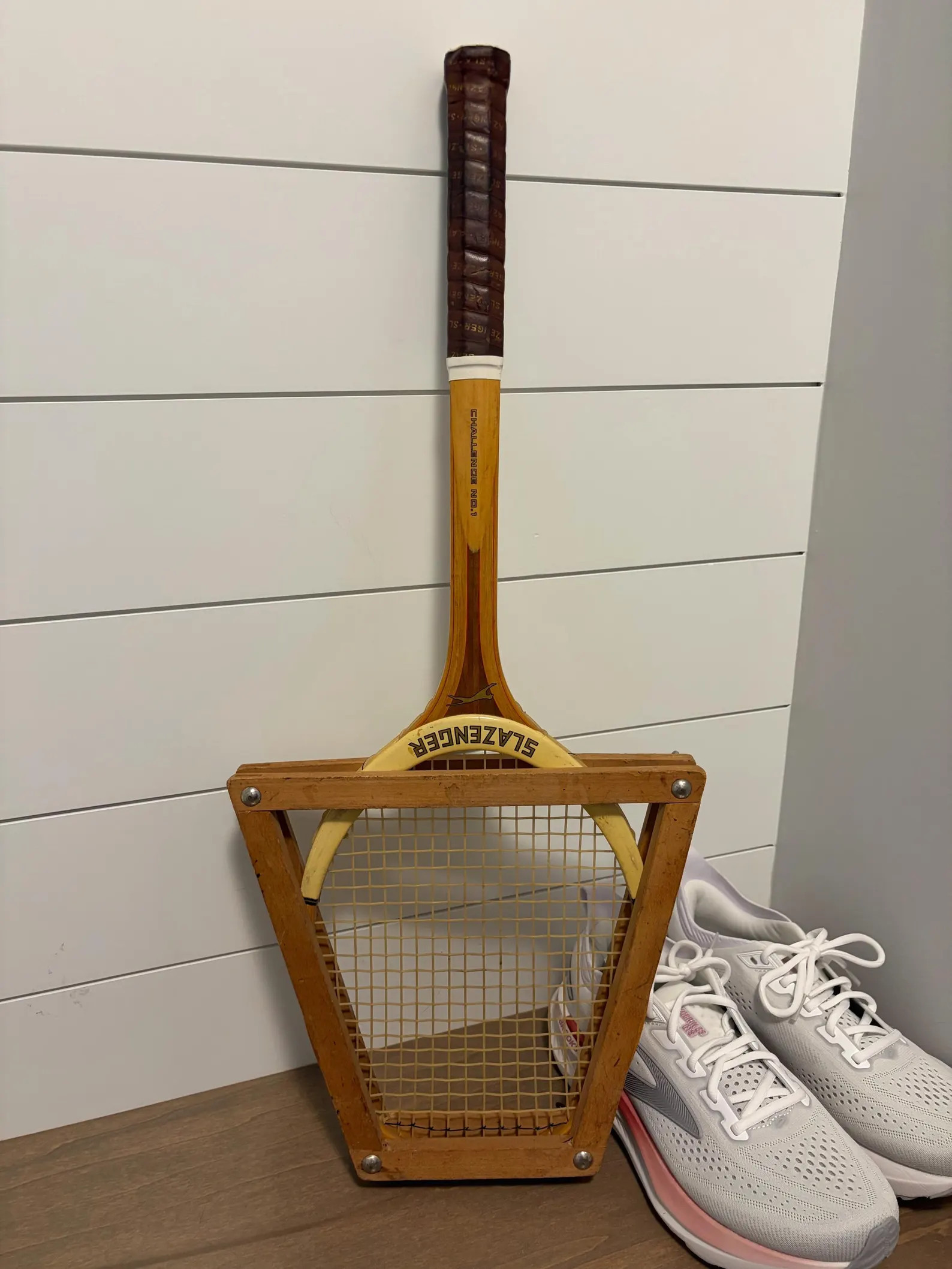 Vintage Slazenger Challenger No. 1 Tennis Racket with Wooden Press Frame, Mid-Century Decor | Etsy (Global)