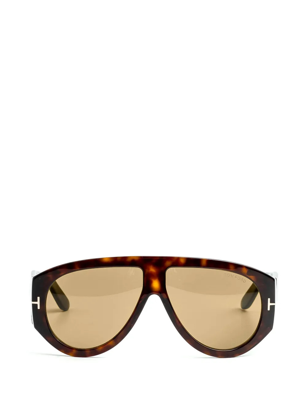 TOM FORD Eyewear Bronson tortoiseshell-effect sunglasses - Brown | Farfetch Global